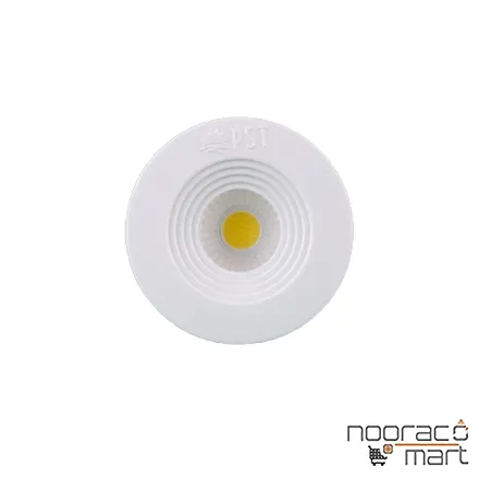 خرید و قیمت چراغ توکار چشمی 3 وات دایره ای COB پارس شعاع توس