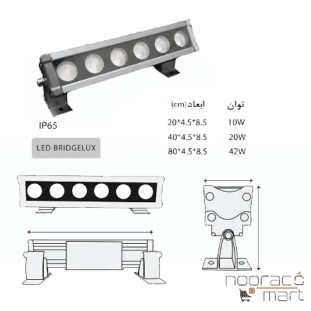 توضیحات وال واشر ال ای دی 10 وات داتیس