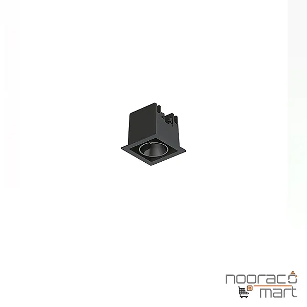 چراغ سقفی توکار 5 وات مشکی SH-10A-01 شعاع