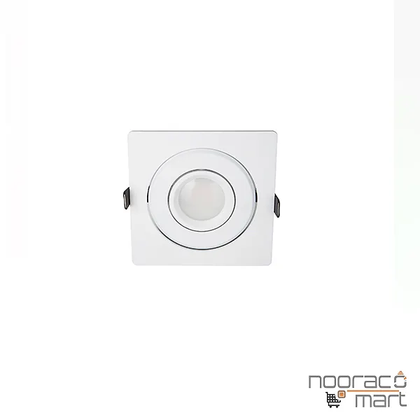 چراغ سقفی توکار سفید تک شعله SH- 6301 شعاع