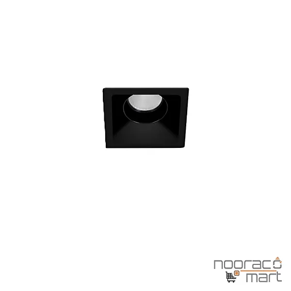 چراغ توکار مربع آرتمیس مشکی 12 وات 35 درجه مازی نور