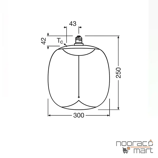 چراغ آویز 12 وات PLX5011 پولاکس