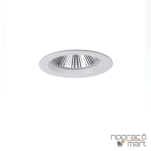 چراغ توکار دیانا 18 وات رفلکتور آلومینیومی آنودایز دهانه 12 سانتی متری مازی نور