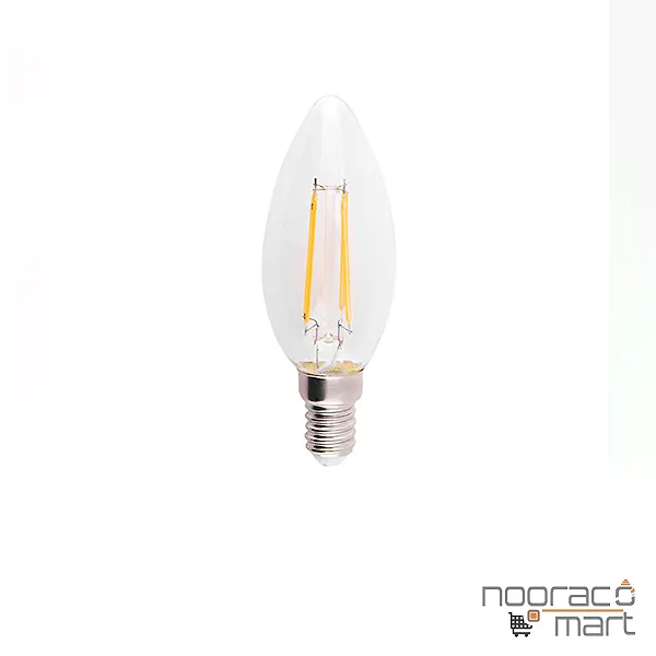 لامپ شمعی شفاف 4.5 وات SH -C35 E14 شعاع