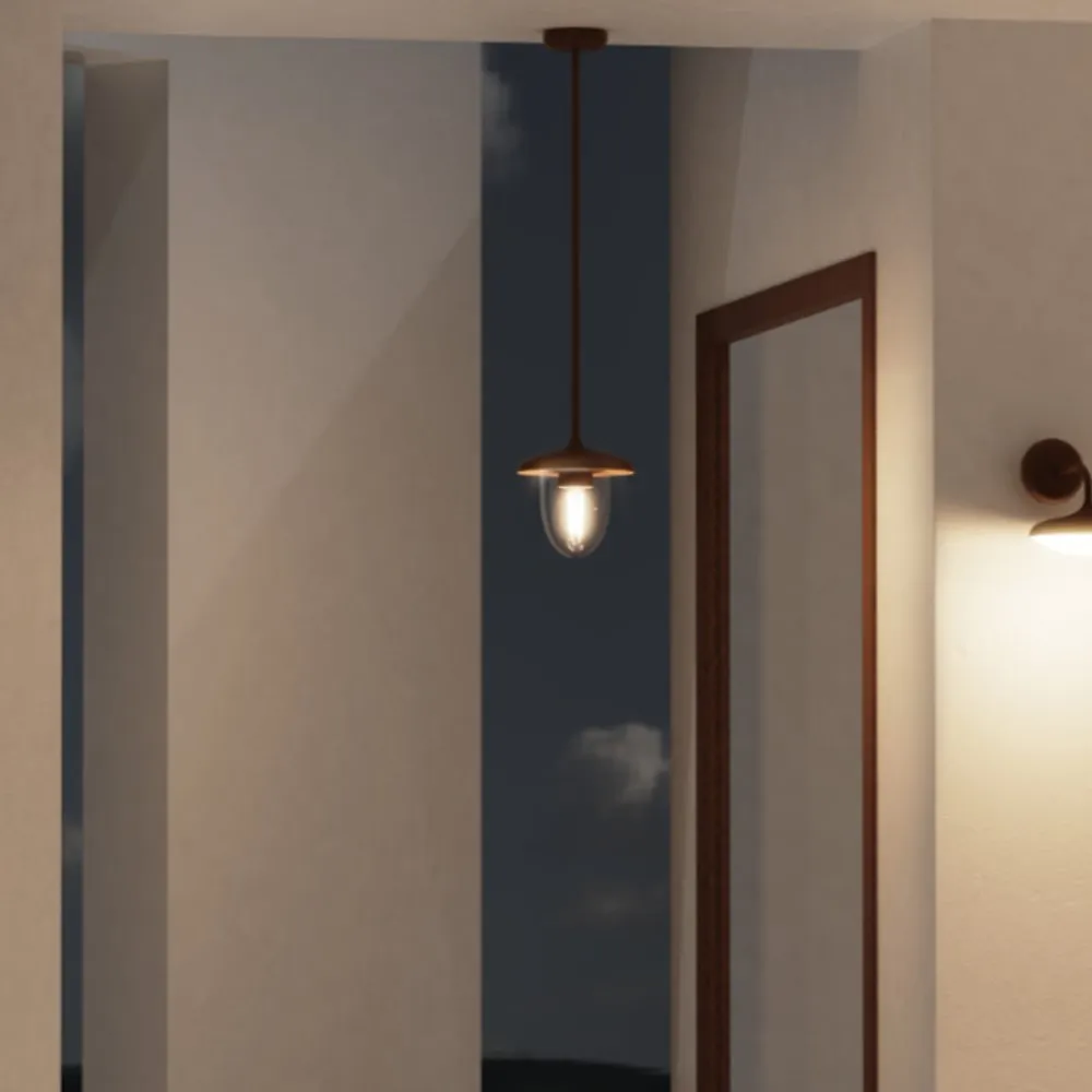 چراغ پارکی آویز کابلی حبابی PLX8001-PL پولاکس