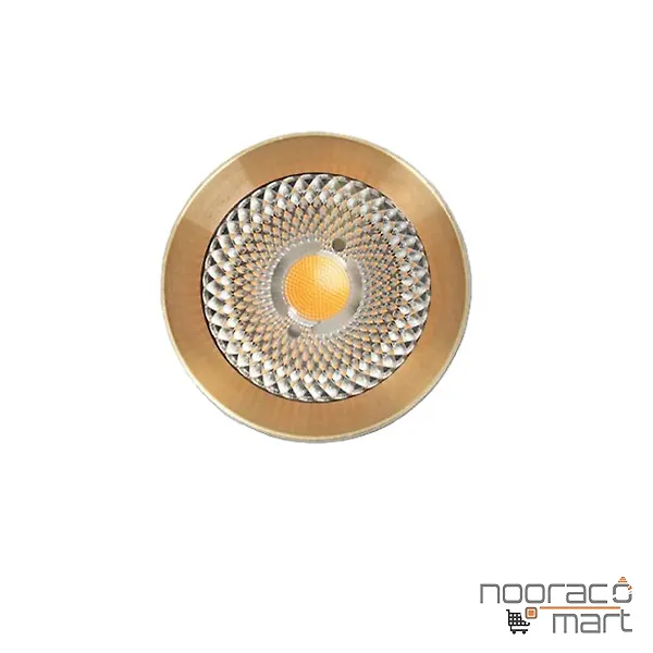 خرید چراغ سقفی توکار 12 وات بدون لبه طلائی دیمردار N1019 نوران