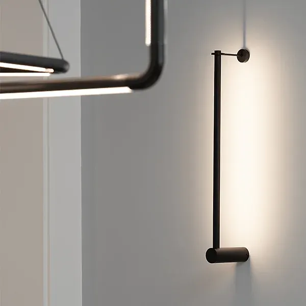 چراغ دیواری داخلی 14 وات طول 1متر مشکی N1027 نوران