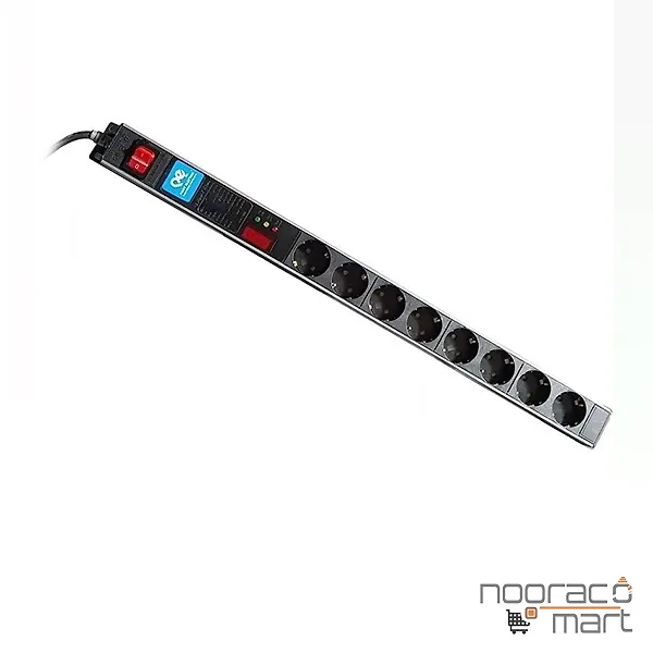 رک مونت محافظ 8 خانه دیجیتال 1.8 متری مدل پارسا پارت