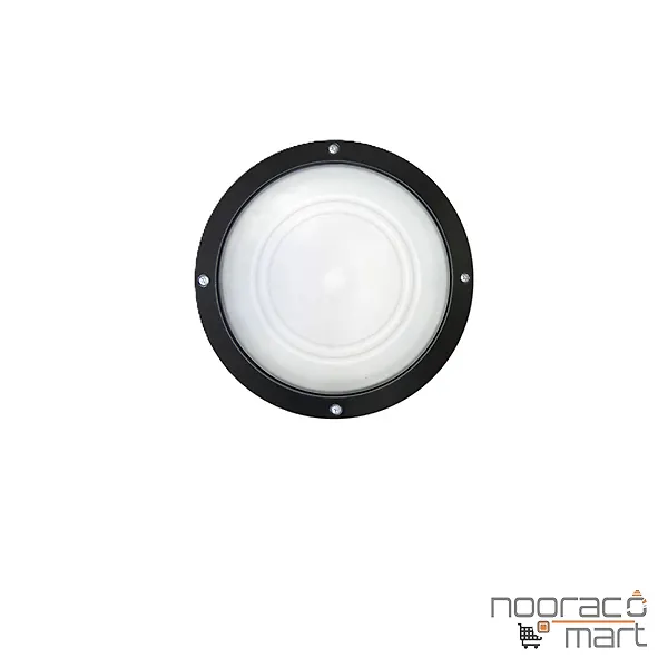 چراغ سقفی دیواری کرونا مشکی کامپکت بالاست سرخود 23 وات مازی نور