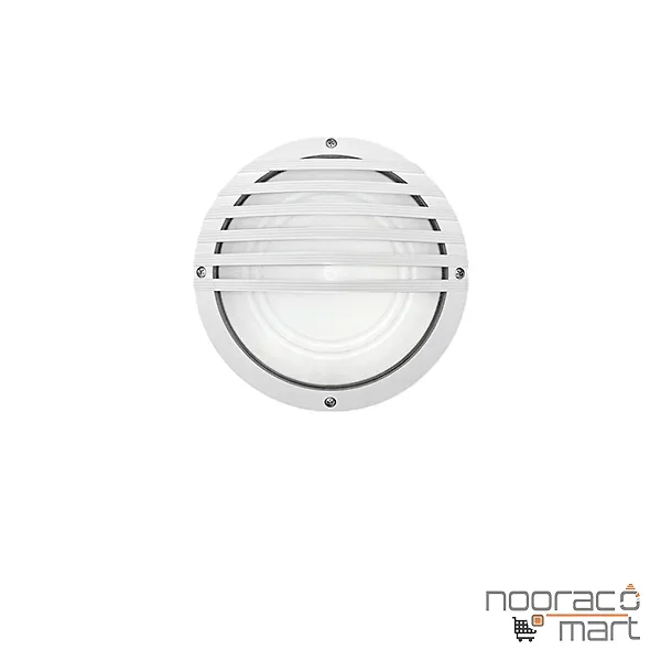 چراغ دیواری کرونا سفید کامپکت بالاست سرخود 23 وات مازی نور