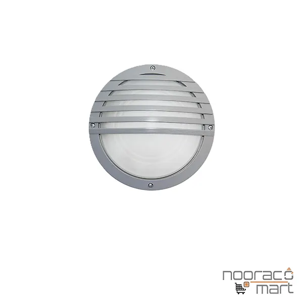 چراغ دیواری کرونا نقره ای کامپکت بالاست سرخود 23 وات مازی نور