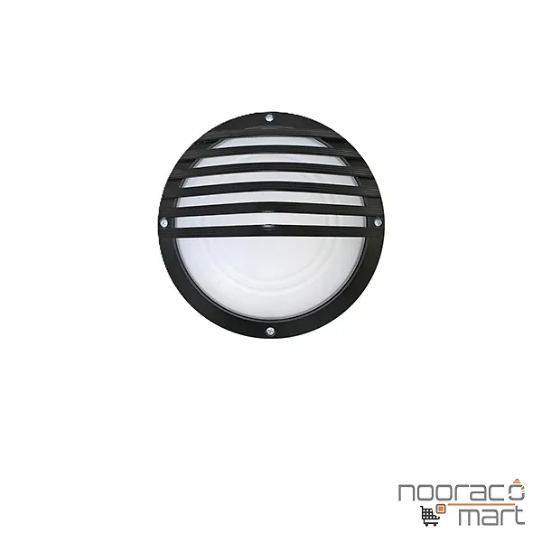 چراغ دیواری کرونا مشکی کامپکت بالاست سرخود 23 وات مازی نور