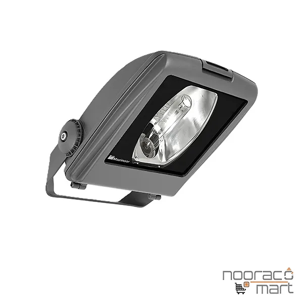 چراغ خیابانی وگا  با رفلكتور آلومينيومي آنودايز F و خازن  400 وات مازی نور