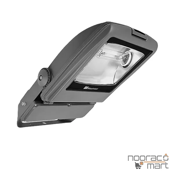 چراغ پروژکتوری وگا با رفلكتور آلومينيومی آنودايز متقارن A با محفظه الكتريكي جداگانه و خازن 400 وات مازی نور