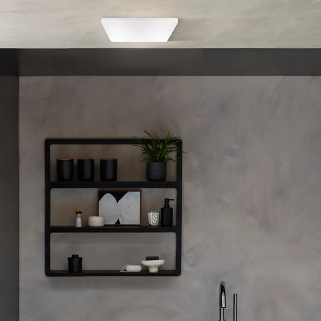 چراغ سقفی روکار مربع 18 وات سفید SH-1075 شعاع