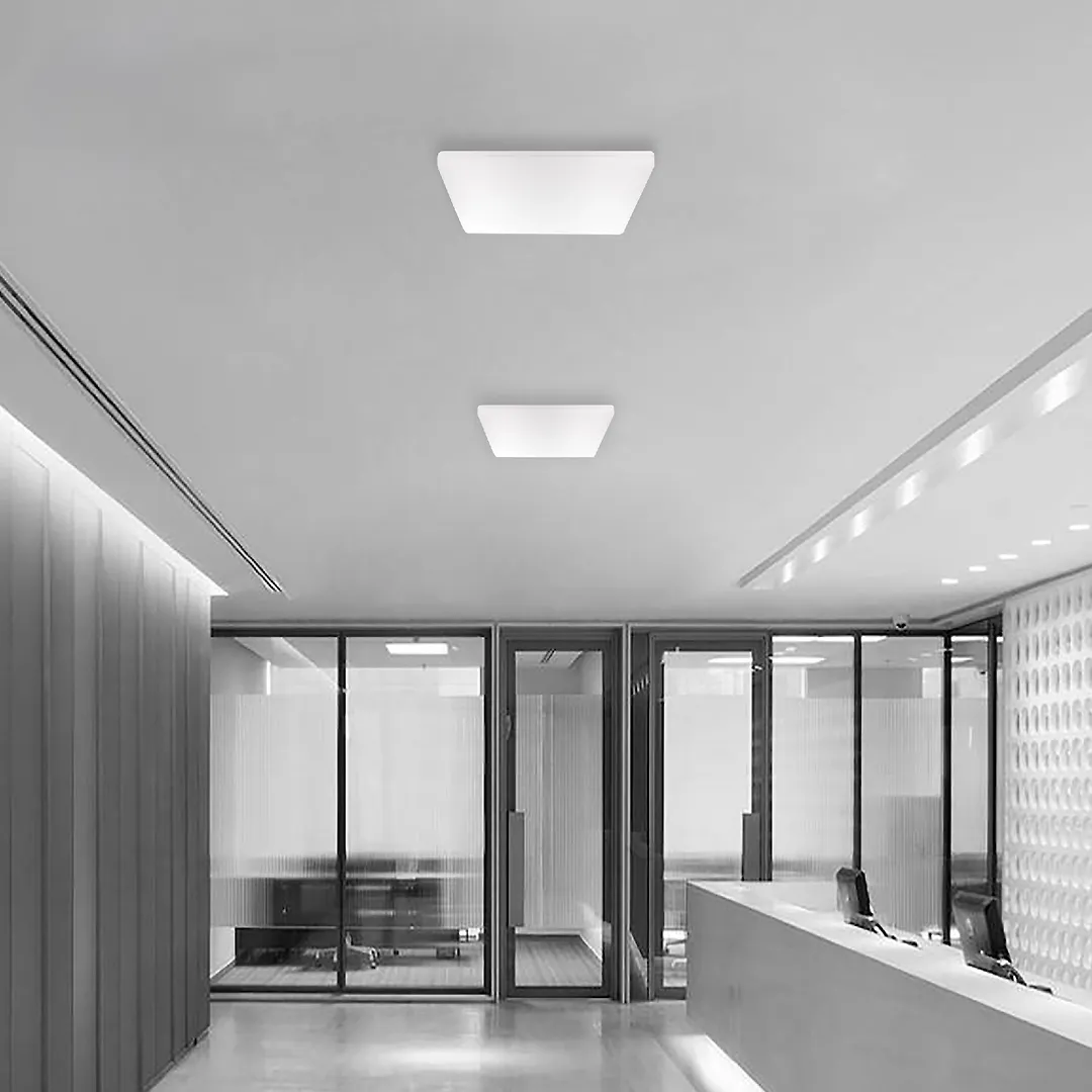 چراغ سقفی روکار مربع 18 وات سفید SH-1075 شعاع