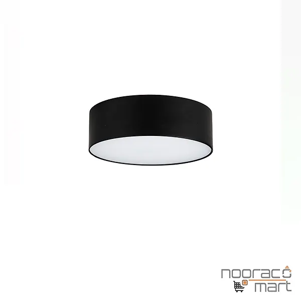 چراغ سقفی روکار گرد 20 وات مشکی SH-5018 شعاع