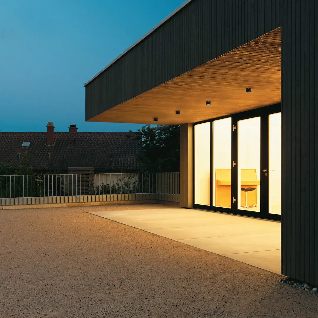 چراغ سقفی روکار گرد 7 وات مشکی SH-2017 شعاع