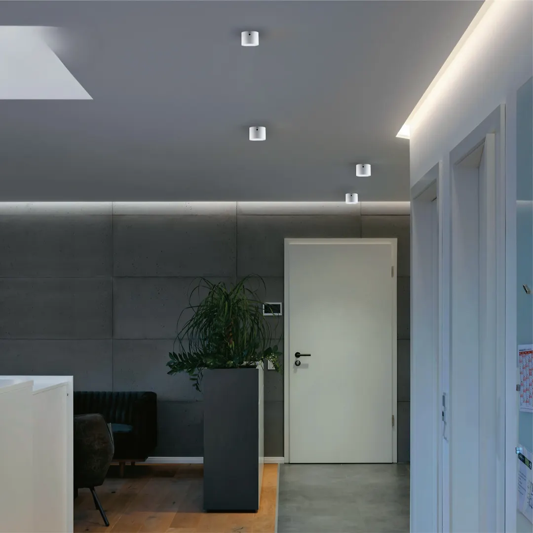 چراغ سقفی روکار گرد 7 وات سفیدSH-2017 شعاع