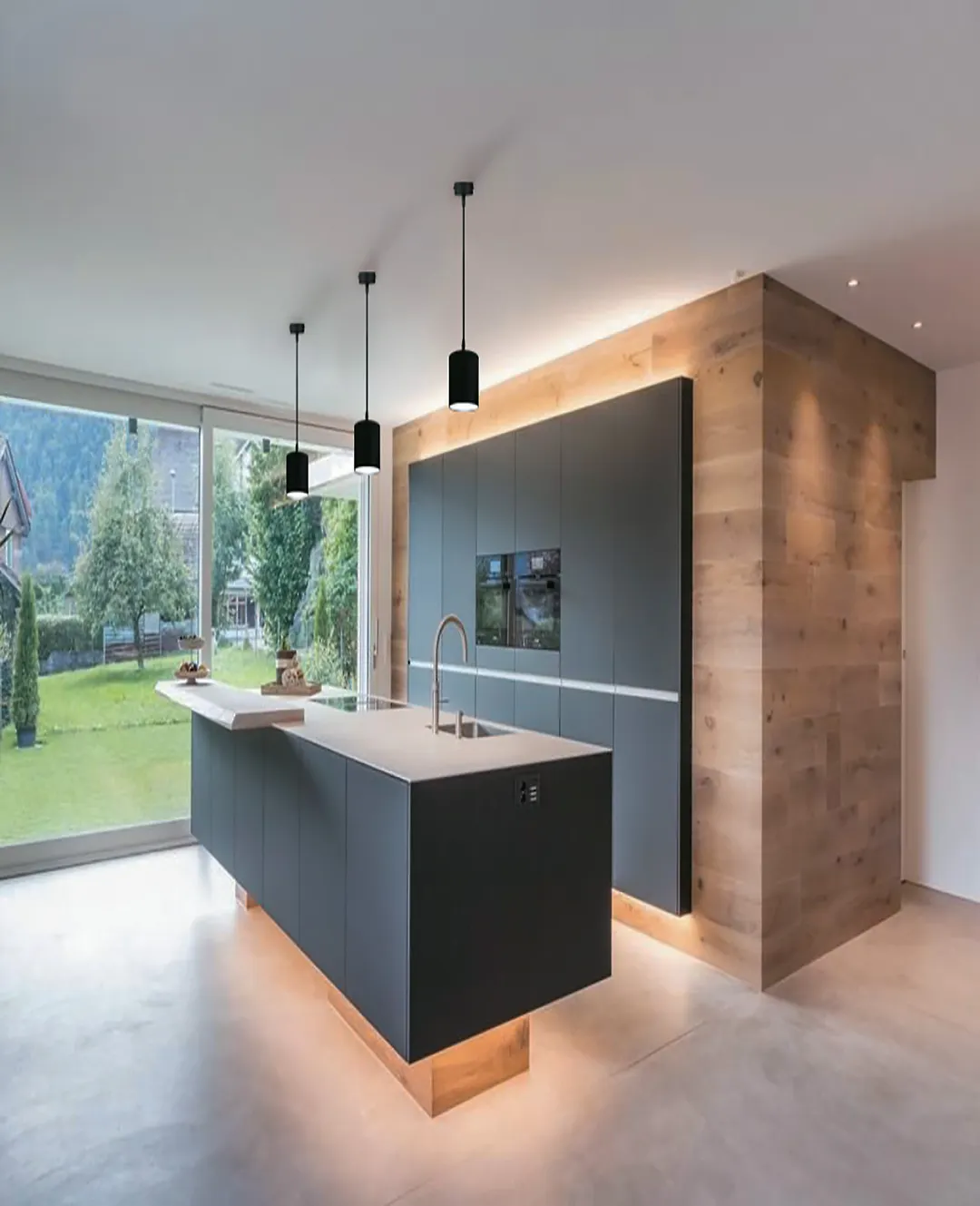 چراغ سقفی آویز استوانه 5 وات مشکی SH- 3016S شعاع