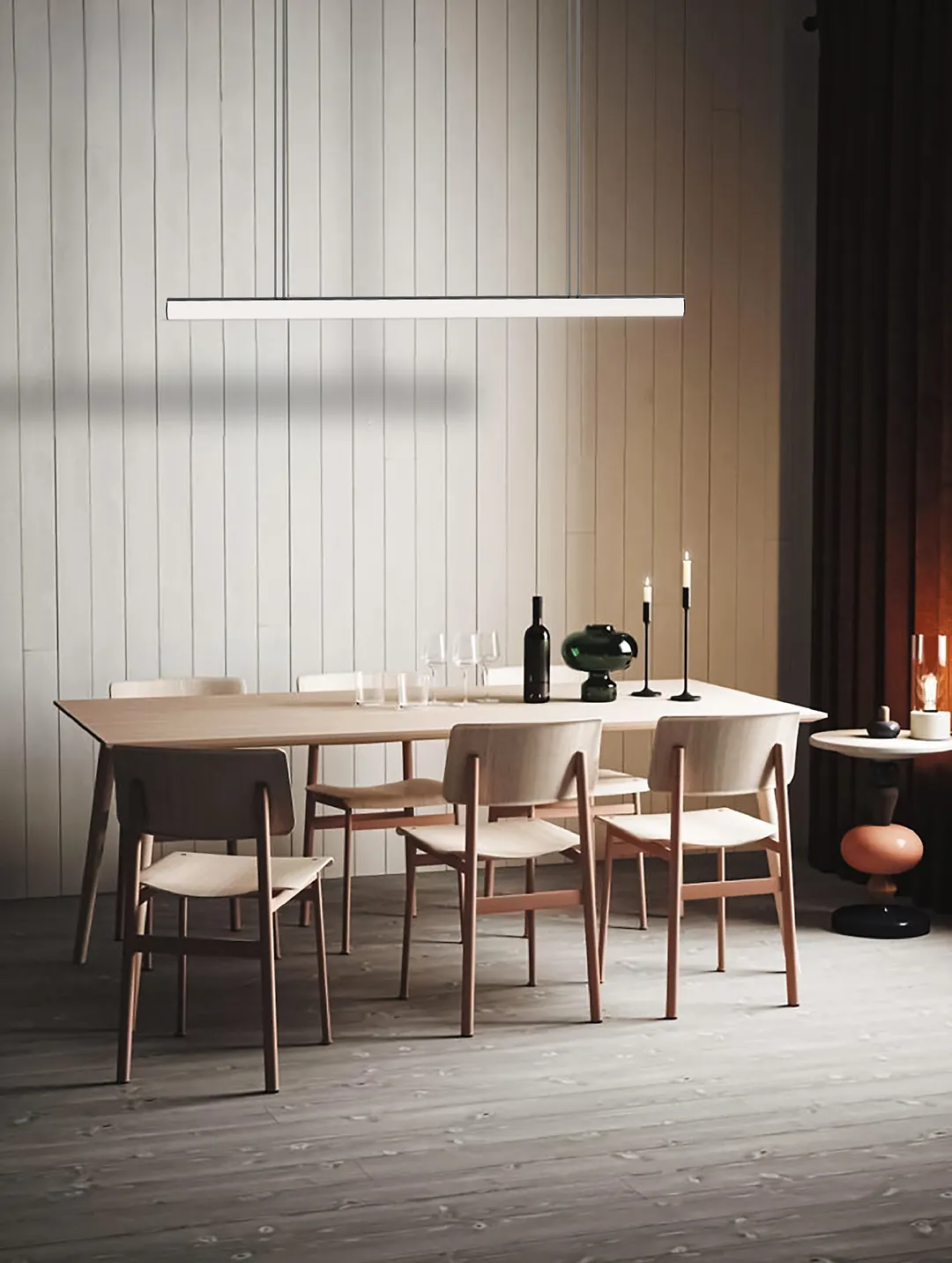 چراغ سقفی آویز 30 وات مشکی SH- 1890 شعاع