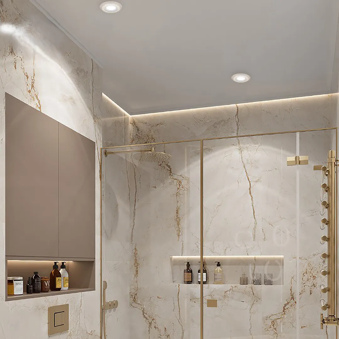 چراغ سقفی توکار گرد 7 وات سفید SH-2021-DOB شعاع