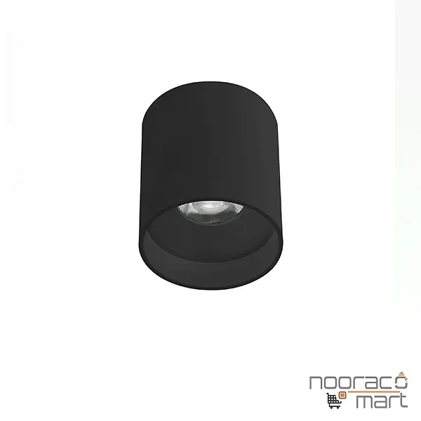 چراغ سقفی روکار استوانه 6 وات مشکی SH- ML1006R شعاع