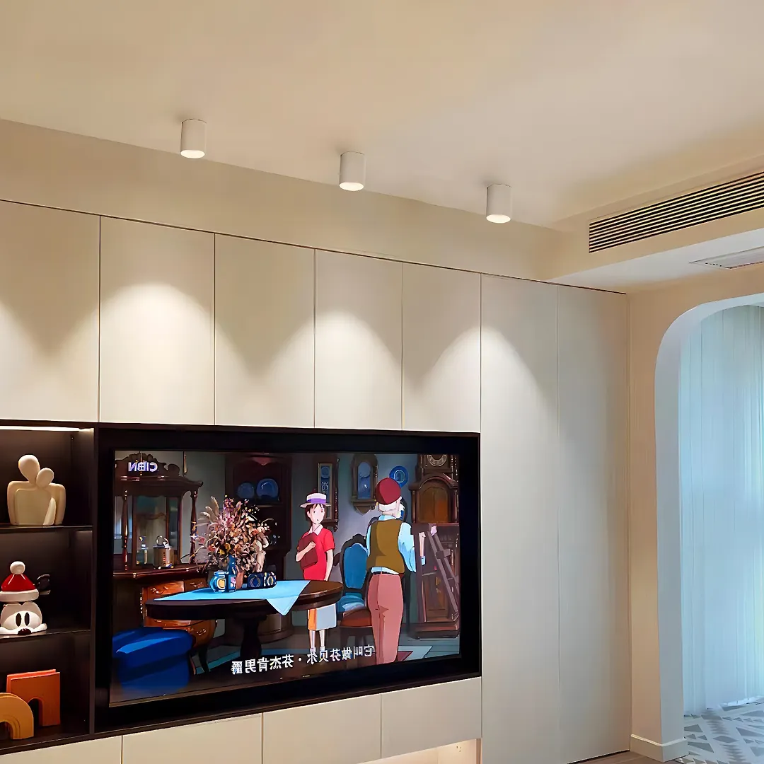 چراغ سقفی روکار استوانه 6 وات سفید SH- ML1006R شعاع