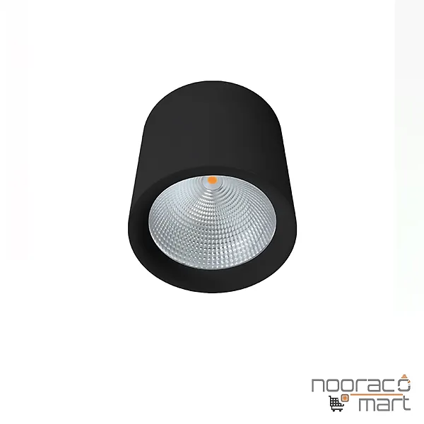 چراغ سقفی روکار استوانه 40 وات مشکی SH- ML6022 شعاع