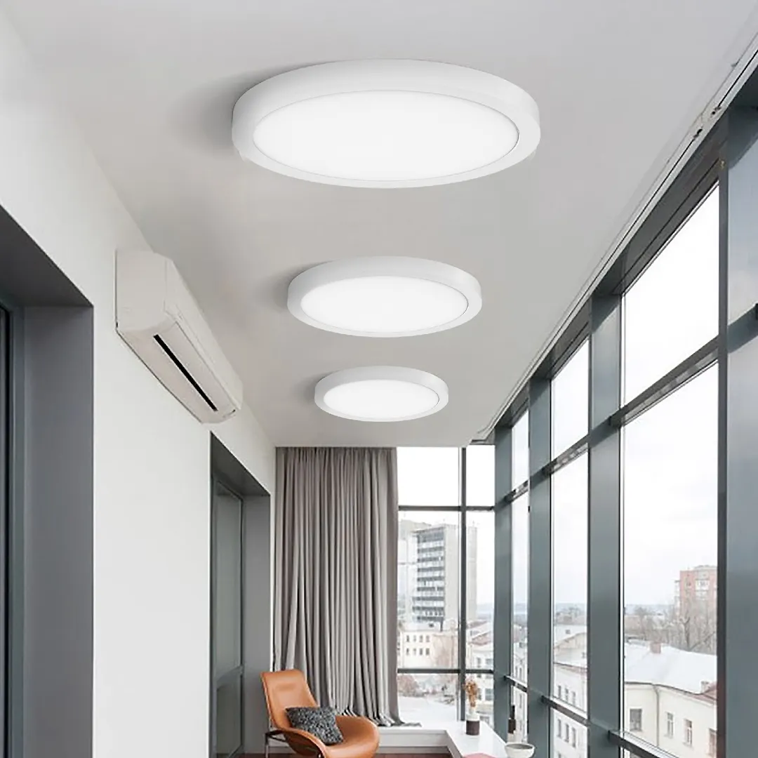 چراغ سقفی روکار گرد 42 وات سفید SH- ML10021 شعاع