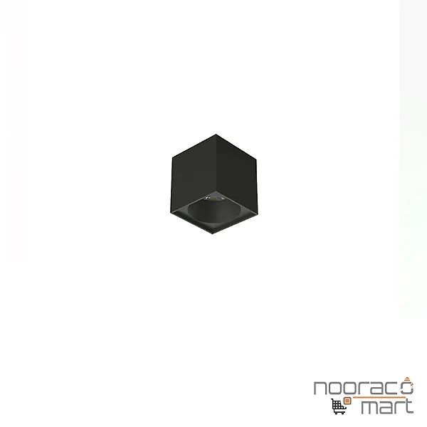 چراغ سقفی روکار مربع 12 وات مشکی SH- ML1012F شعاع