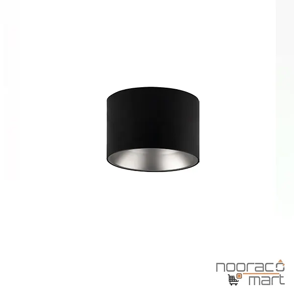 چراغ سقفی روکار استوانه 7 وات مشکی SH-4016 شعاع