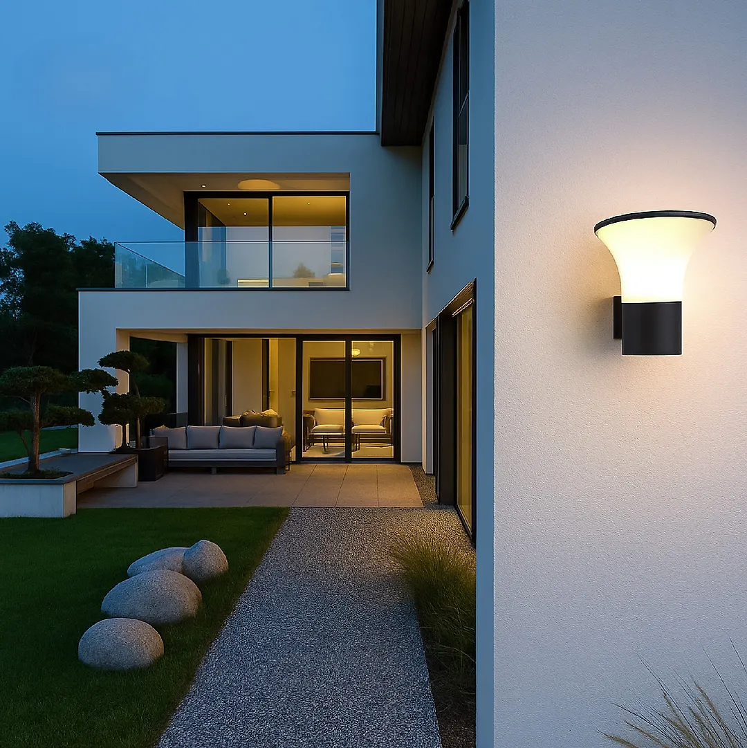 چراغ دیواری 9 وات سفید 1408-SH شعاع