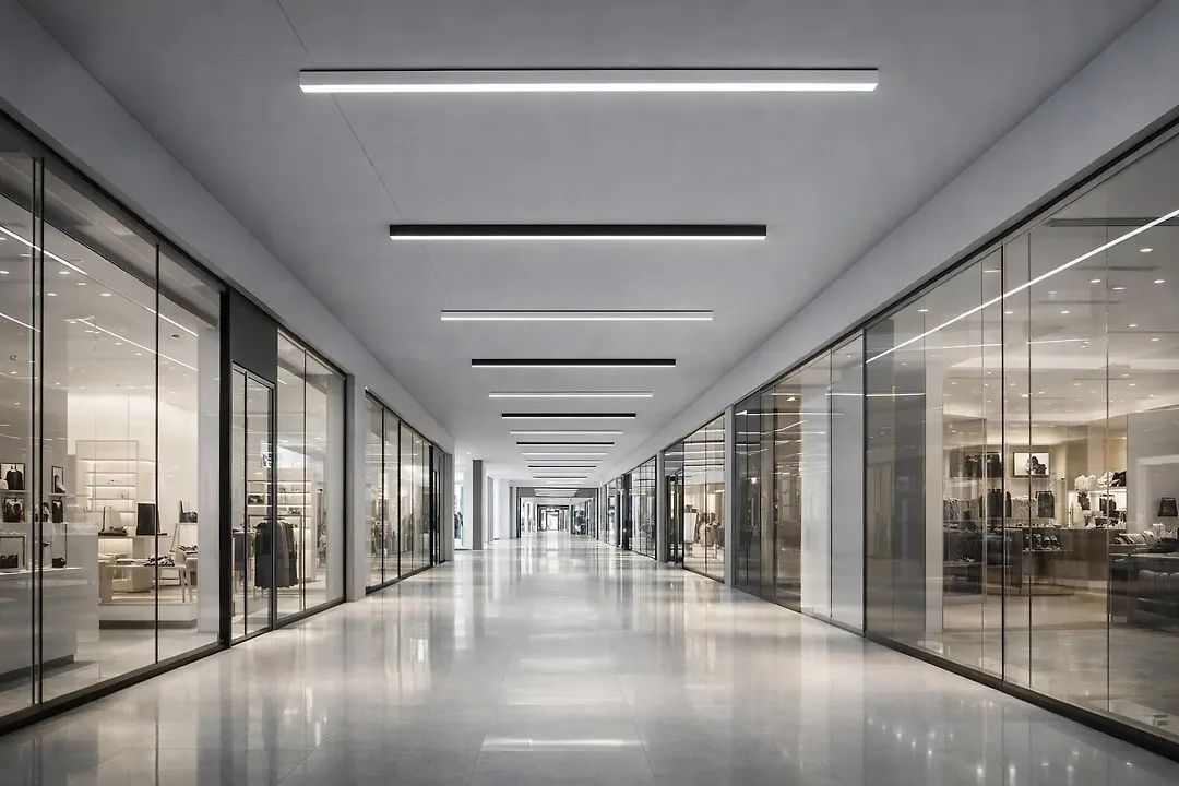 چراغ خطی روکار 36 وات مشکی SH 1814M -شعاع