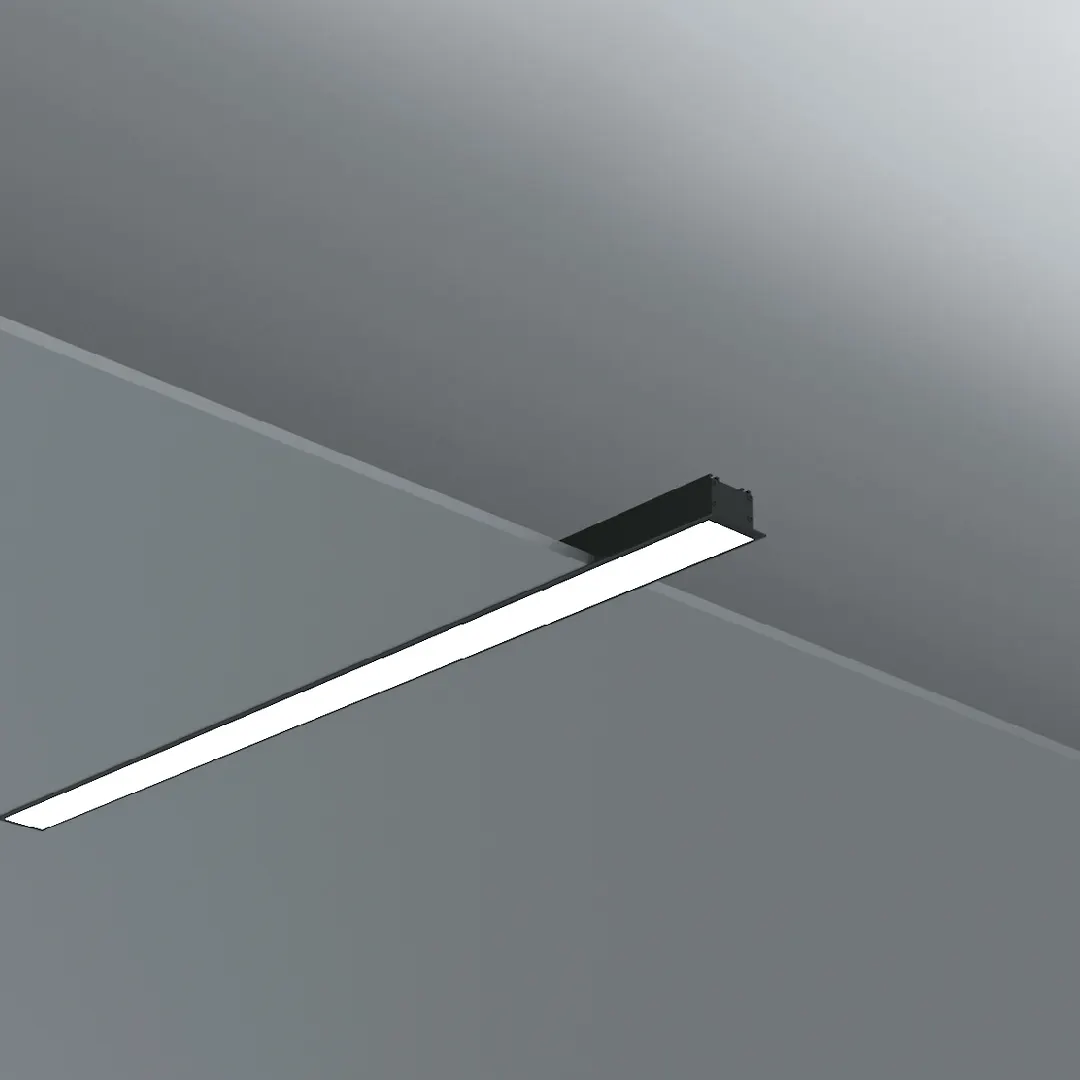 چراغ خطی توکار 36 وات مشکی 1813 SH-شعاع