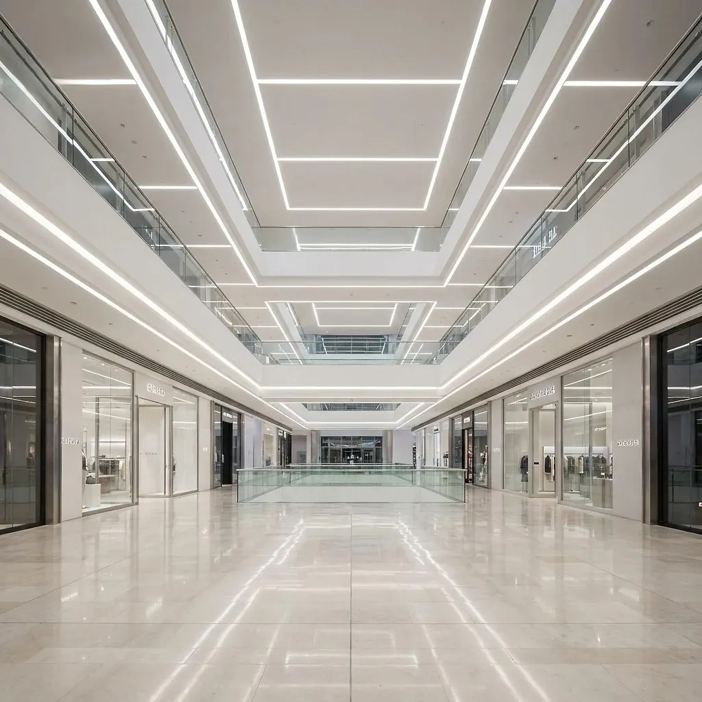 چراغ خطی توکار 36 وات مشکی 1813 SH-شعاع