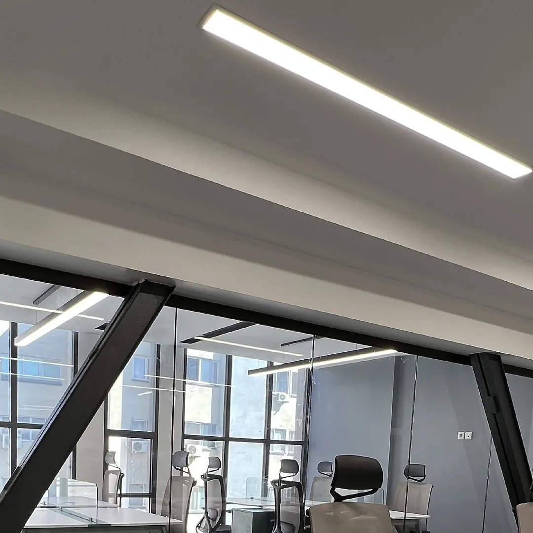 چراغ خطی توکار 36 وات سفید 1814 SH-شعاع