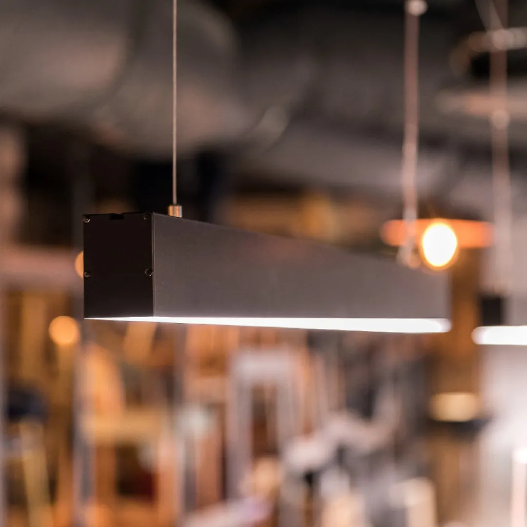 چراغ خطی آویز 50 وات مشکی SH-1811S شعاع