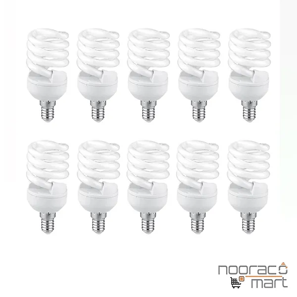 لامپ کم مصرف 11 وات E14 نور بسته 10عددی