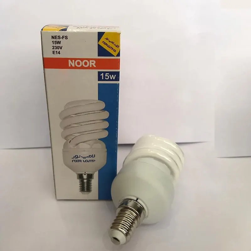 لامپ کم مصرف 15 وات E14 نور بسته 10 عددی