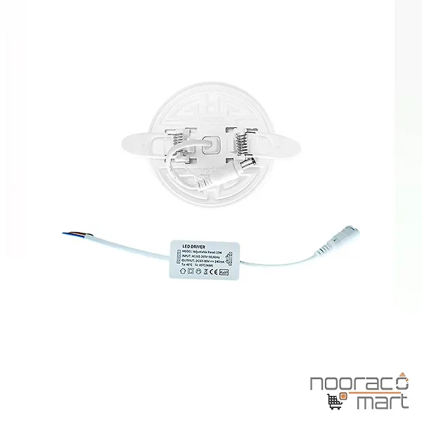 پنل سری S2 توکار 10 وات گرد بدیع نور