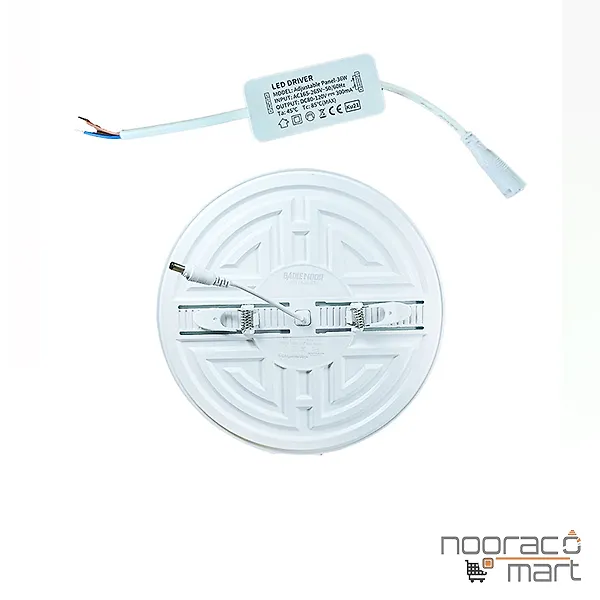 پنل سری S2 توکار 36 وات گرد بدیع نور