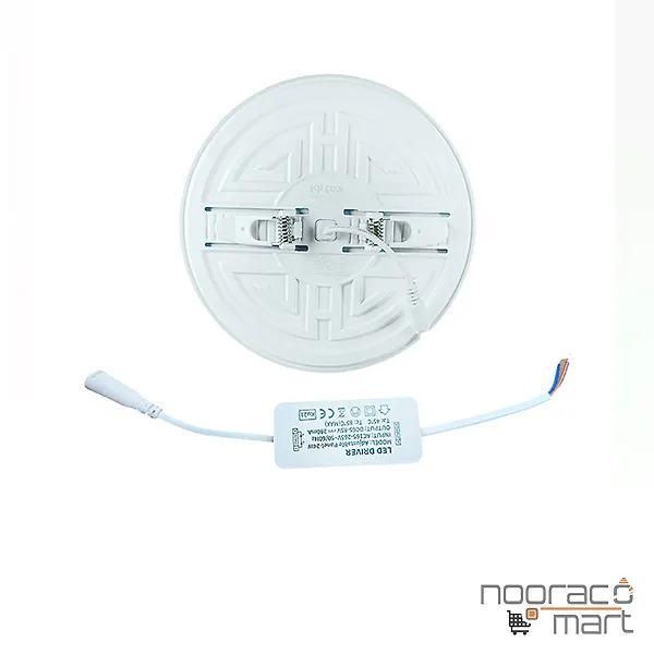 پنل سری S2 توکار 24 وات گرد بدیع نور