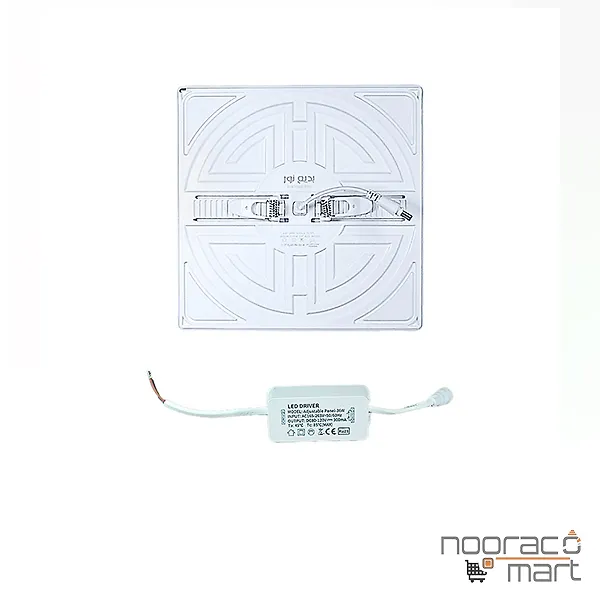 پنل سری S2 توکار 36 وات مربع بدیع نور