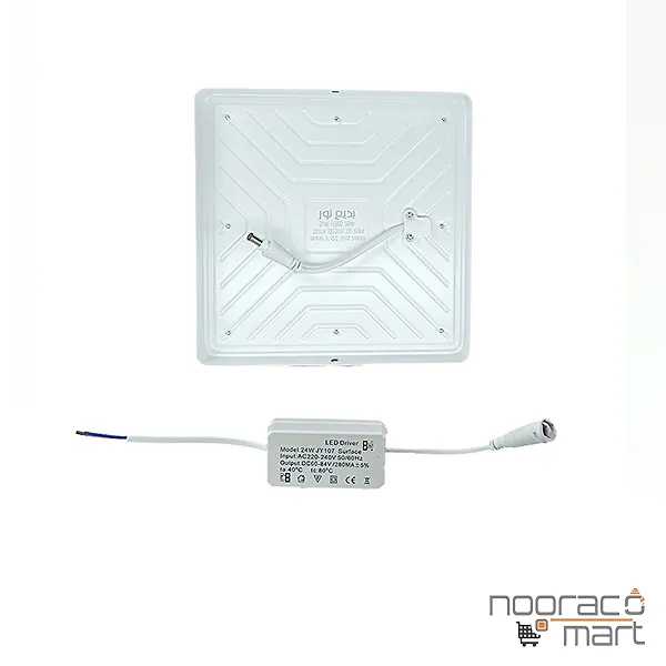 پنل سنا 2 روکار 24 وات مربع بدیع نور