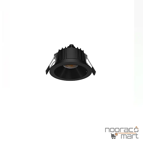 چراغ سقفی توکار 8 وات مشکی SH-2050 شعاع