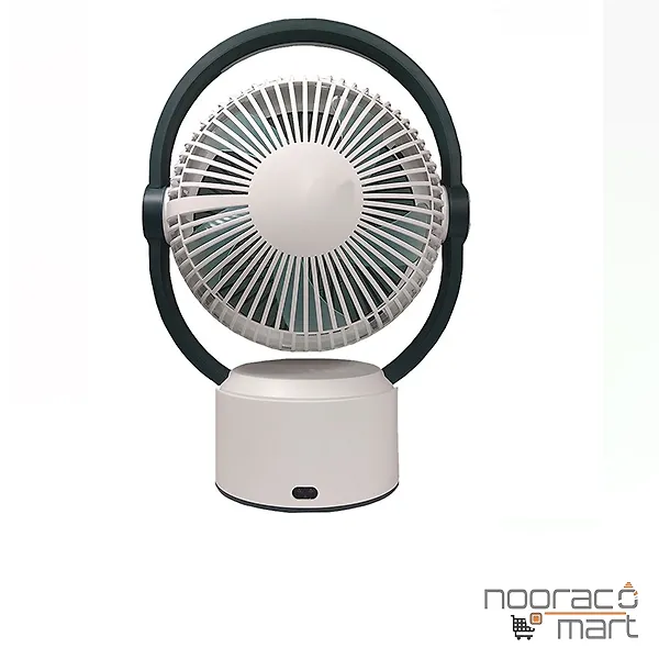پنکه شارژی پرتابل همراه با چراغ SH-L2819 شعاع