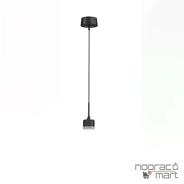 چراغ سقفی آویز استوانه 10 وات مشکی SH-8602S شعاع