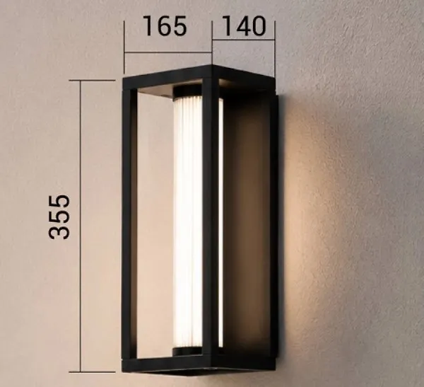 چراغ دیواری 12وات 35.5 سانتی متری 1981-SH شعاع