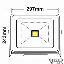 پروژکتور cob 80w اف ای سی